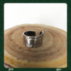 triangle framed. spoon ring
