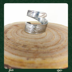Vines . spiral spoon ring