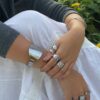 Neo Classical Adam Bead . spoon bangle
