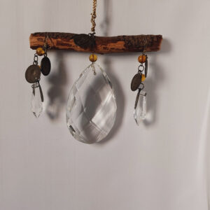 Suzan The Witch . upcycled suncatcher