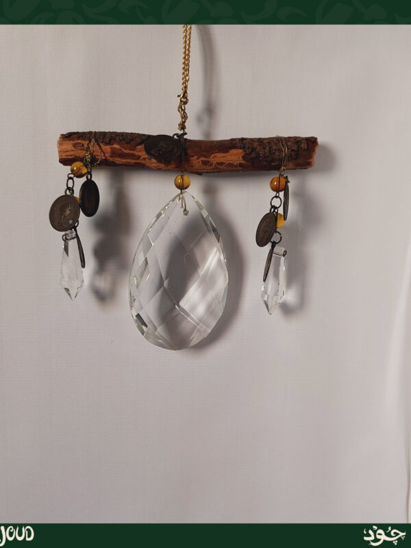 Suzan The Witch . upcycled suncatcher