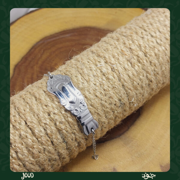 Scroll & shell . spoon bracelet