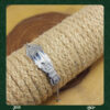 Scroll & shell . spoon bracelet